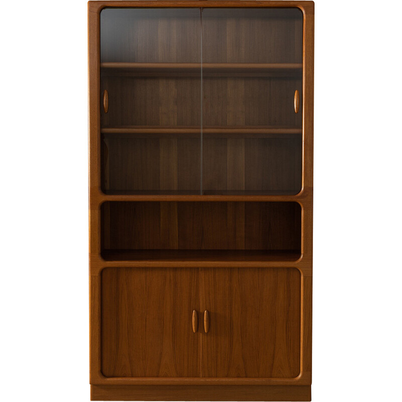 Vintage teak display cabinet for Dyrlund, Denmark 1960