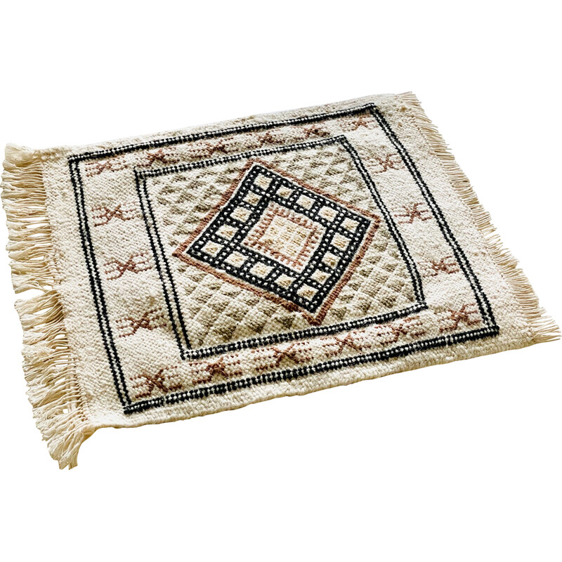 Tappeto kilim di lana vintage, 1970