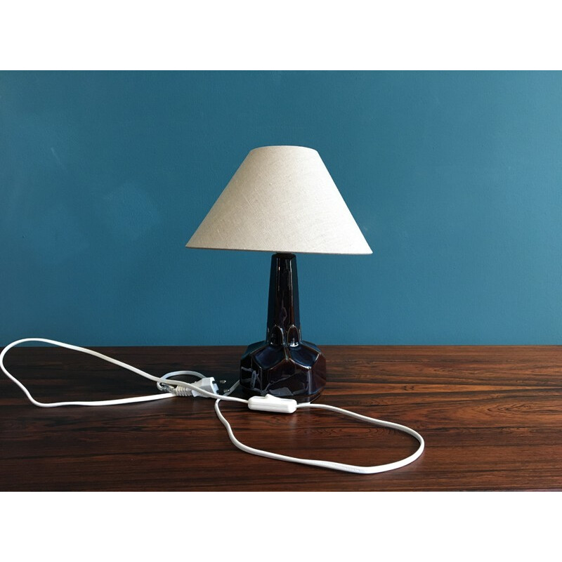 Danish Ceramic Table Lamp by Einar Johansen for Soholm Stentoj - 1960s