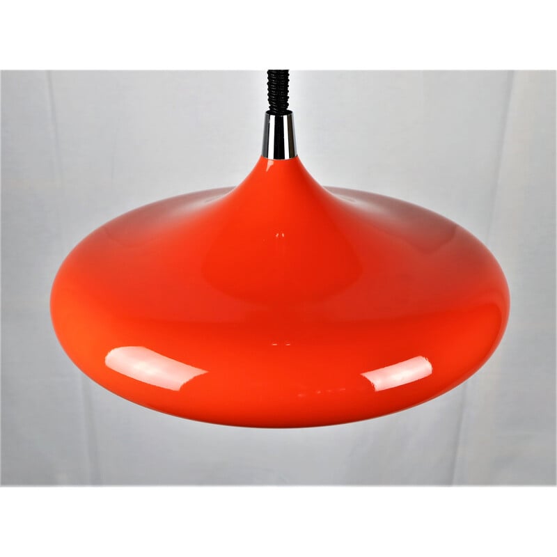 Suspension vintage Space Age orange, 1960