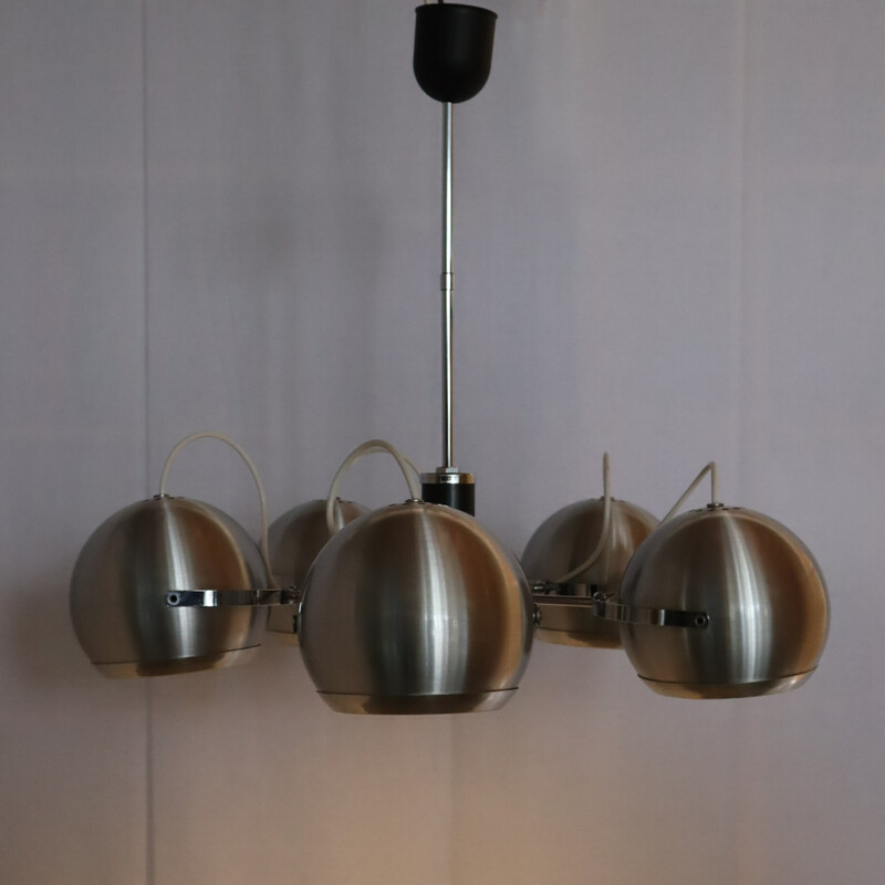 Vintage metalen oogbol ophanging, 1960