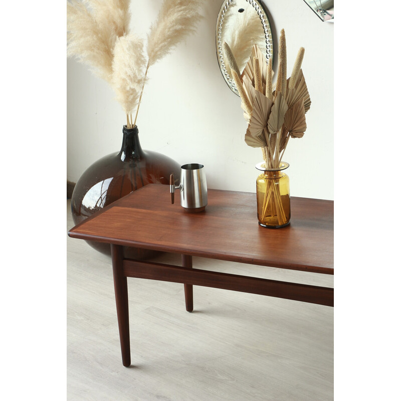 Vintage teak coffee table, 1960