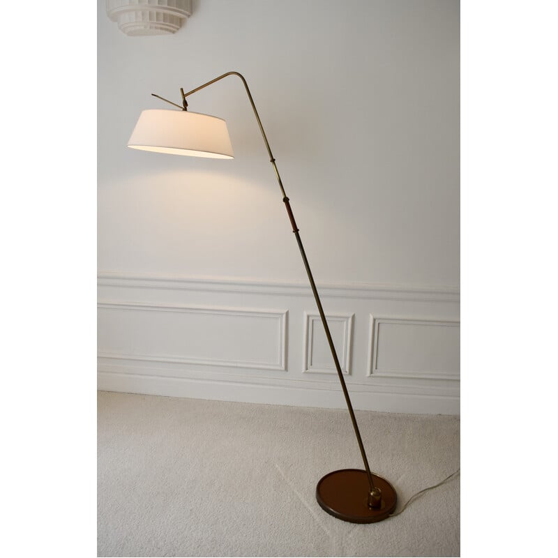 Vintage floor lamp by Maison Lunel, France 1950