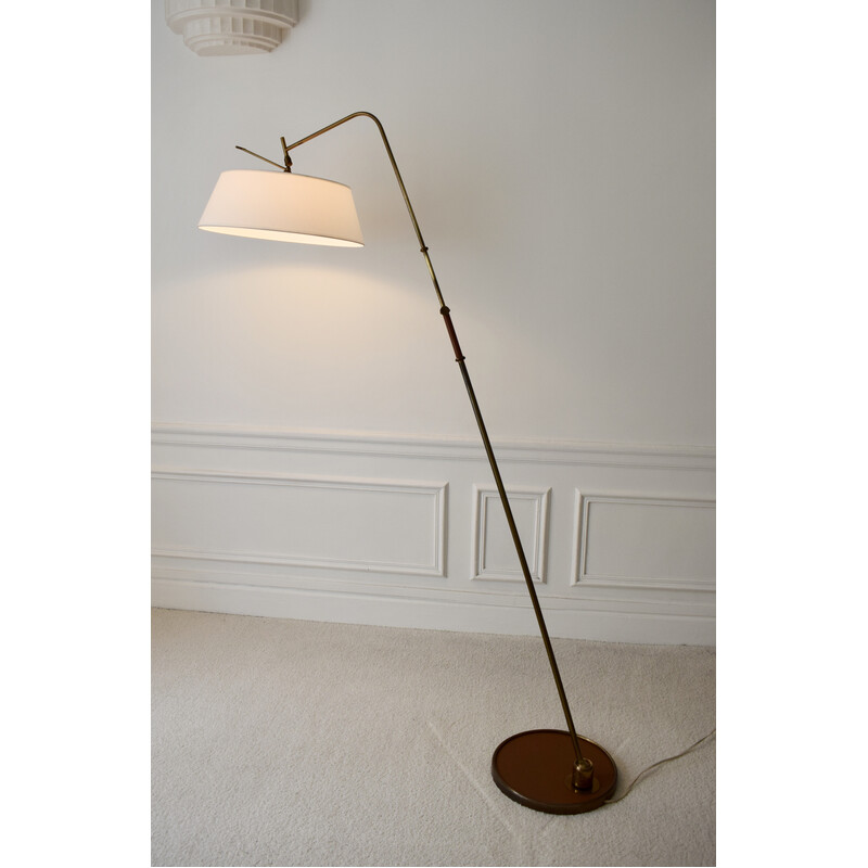 Vintage floor lamp by Maison Lunel, France 1950