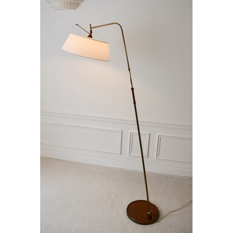 Lámpara de pie vintage de Maison Lunel, Francia 1950