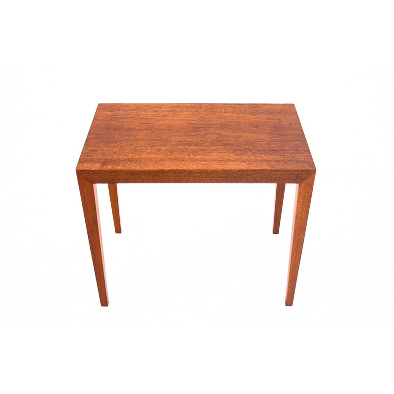 Vintage teak coffee table by Haslev Møbelfabrik, Denmark 1960s