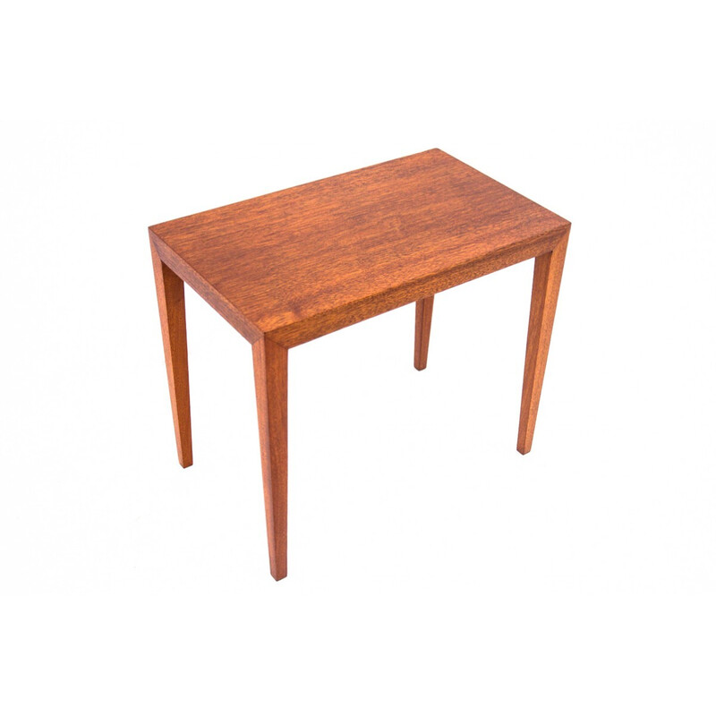 Vintage teak coffee table by Haslev Møbelfabrik, Denmark 1960s