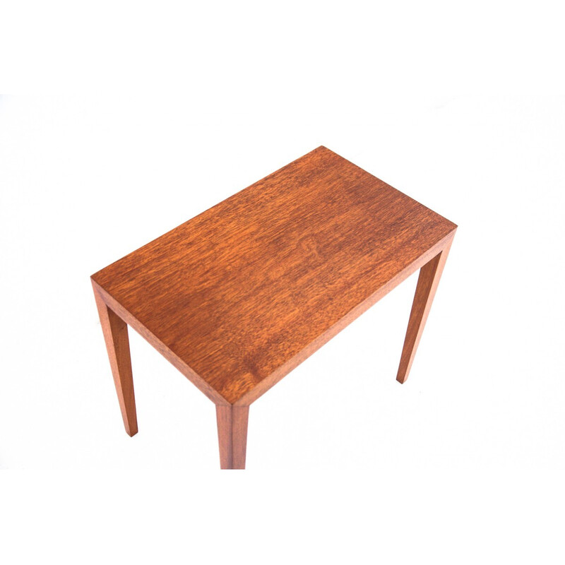 Vintage teak coffee table by Haslev Møbelfabrik, Denmark 1960s