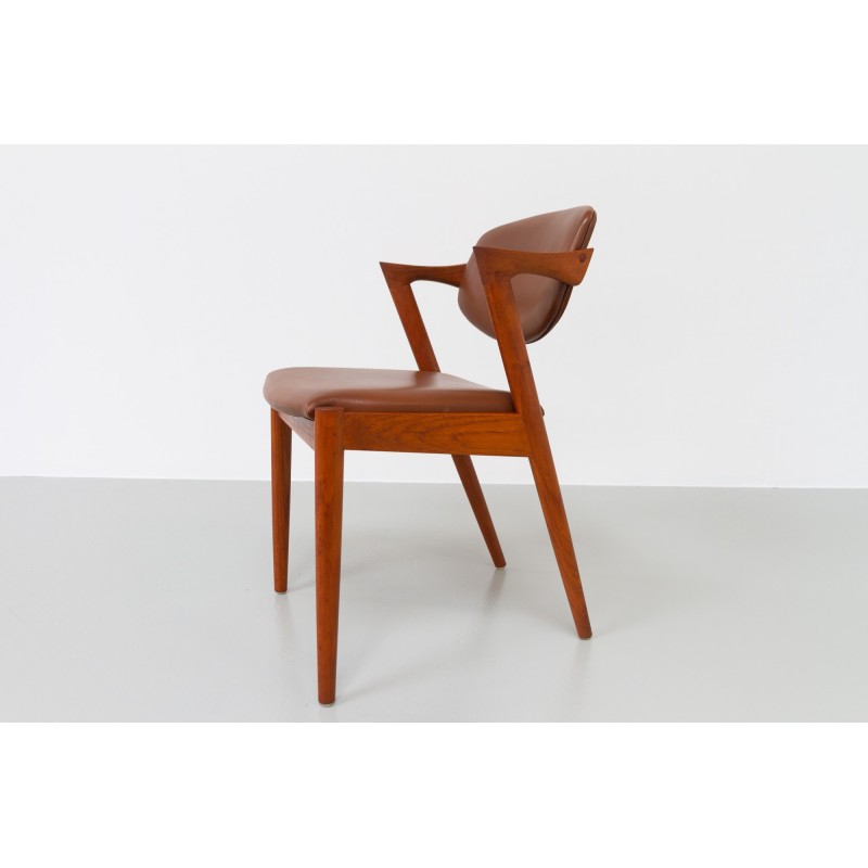 Vintage teak chair by Kai Kristiansen for Schou Andersen, Denmark 1960