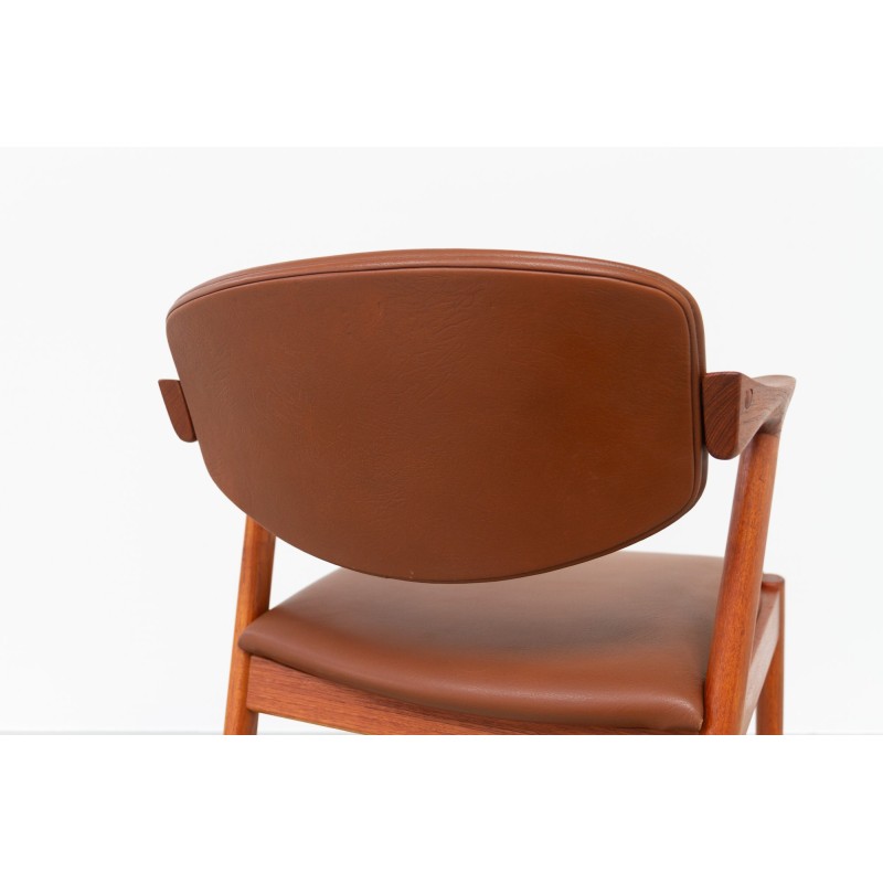 Vintage teakhouten stoel van Kai Kristiansen voor Schou Andersen, Denemarken 1960