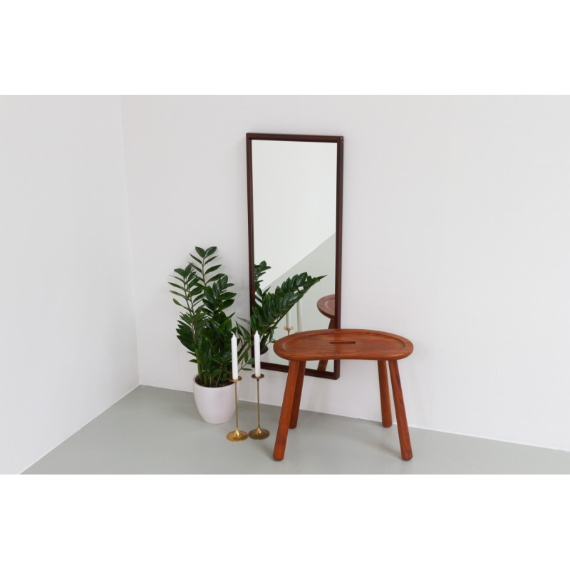 Vintage rosewood mirror by Kai Kristiansen for Aksel Kjersgaard, Denmark 1960