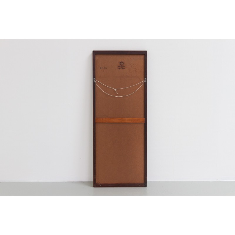 Vintage rosewood mirror by Kai Kristiansen for Aksel Kjersgaard, Denmark 1960