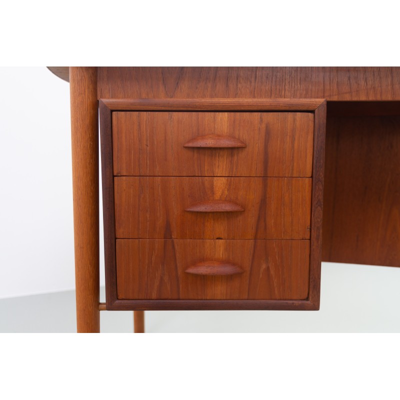 Scrivania vintage in teak, Danimarca 1950