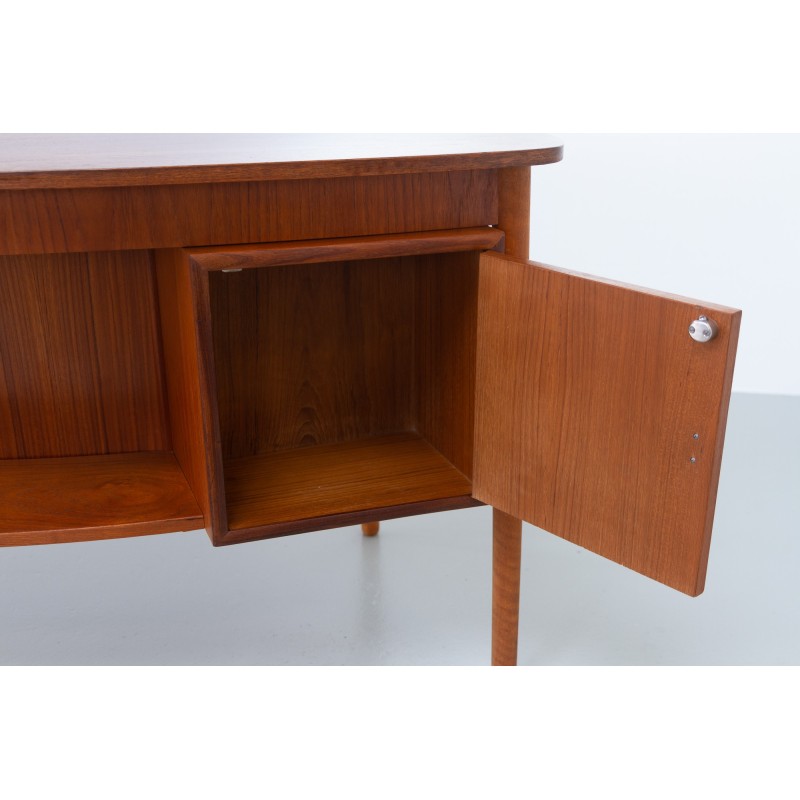 Scrivania vintage in teak, Danimarca 1950