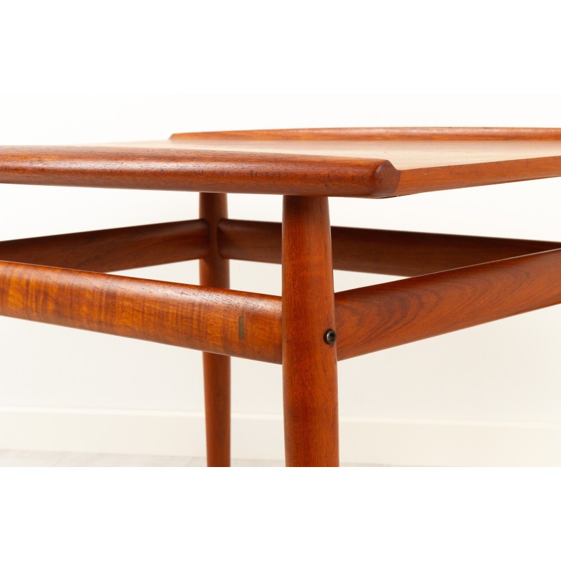 Vintage teak side table by Grete Jalk for Glostrup Furniture, Denmark 1960