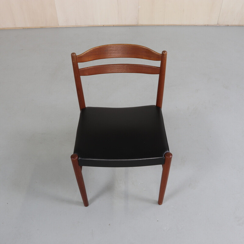 Set van 4 vintage teakhouten stoelen van Carl Ekström voor Albin Johansson en Söner