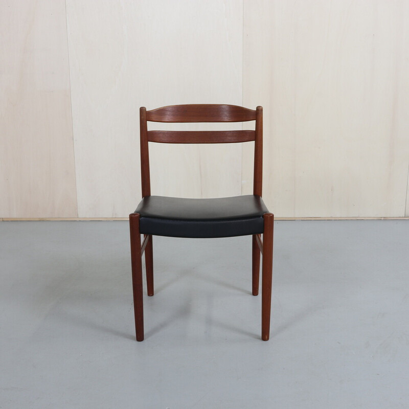 Set van 4 vintage teakhouten stoelen van Carl Ekström voor Albin Johansson en Söner