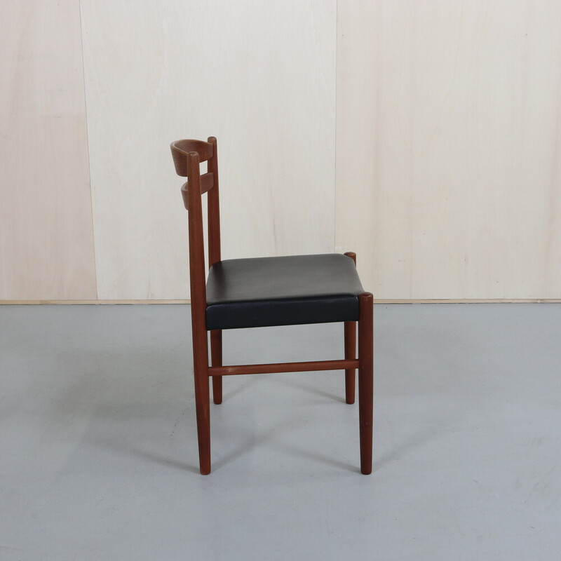 Set of 4 vintage teak chairs by Carl Ekström for Albin Johansson and Söner