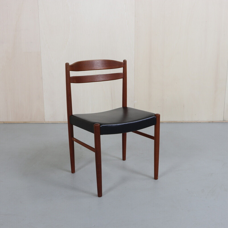 Set of 4 vintage teak chairs by Carl Ekström for Albin Johansson and Söner