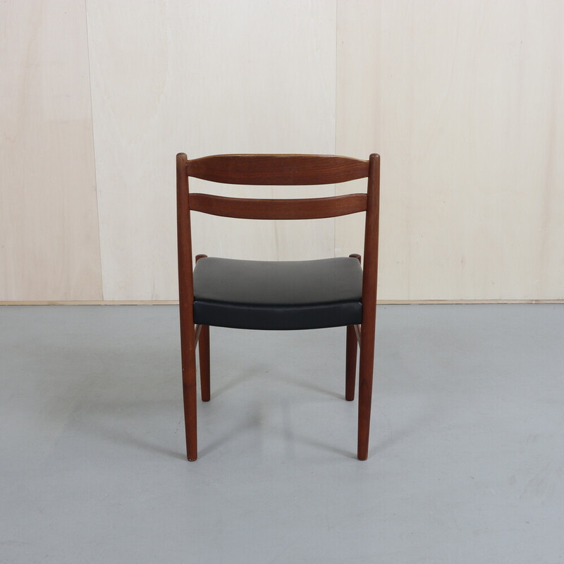 Set of 4 vintage teak chairs by Carl Ekström for Albin Johansson and Söner