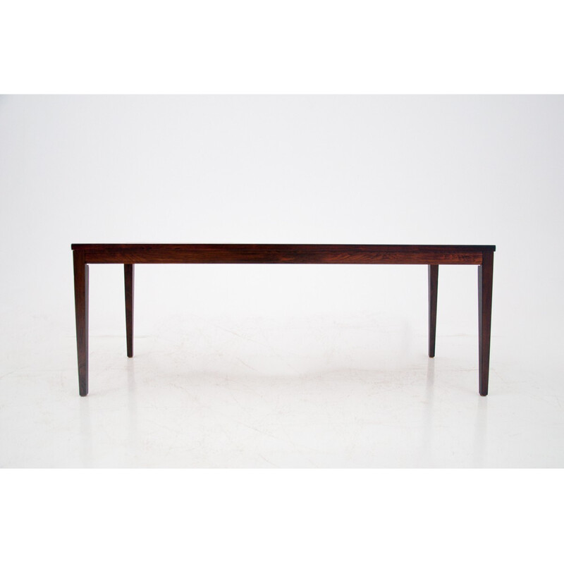 Vintage coffee table in rosewood and ceramic, Denmark 1960