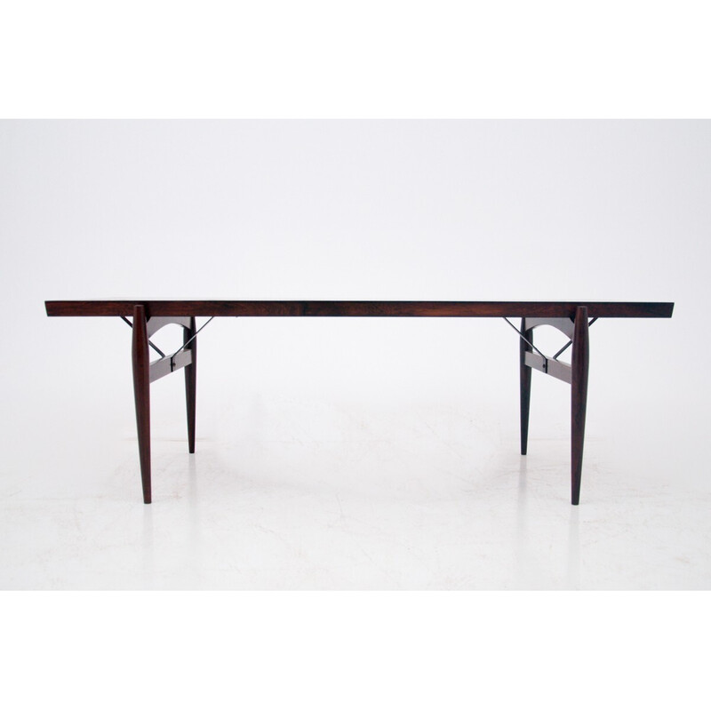 Mesa de centro vintage de palisandro, Dinamarca 1960