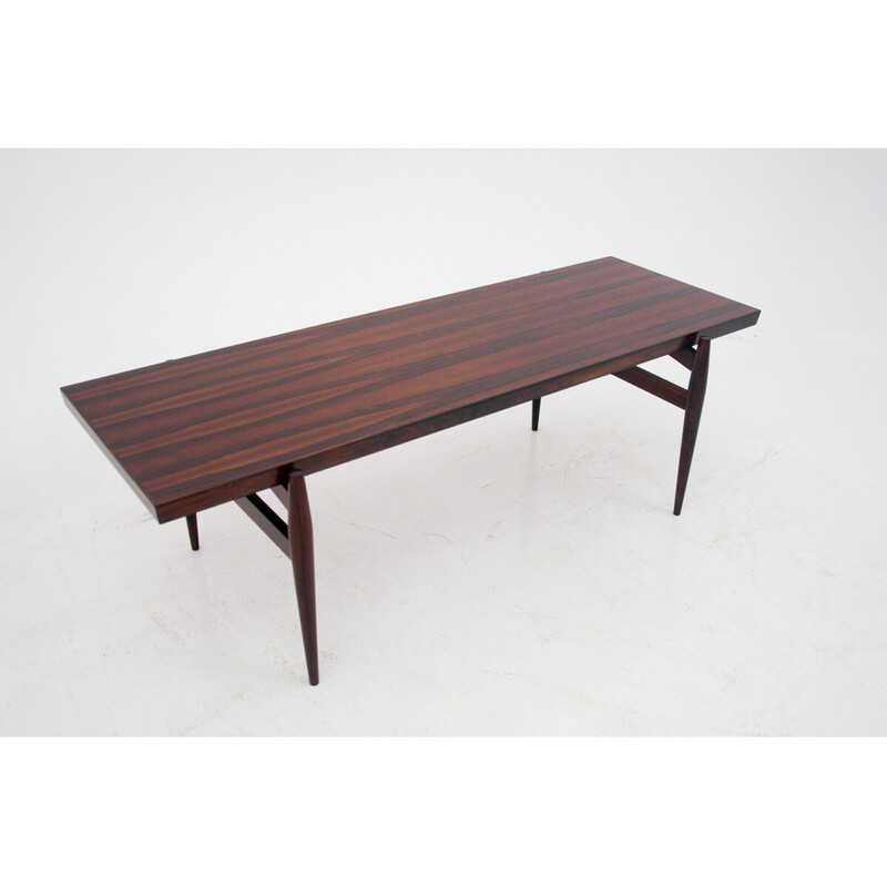 Mesa de café Vintage rosewood, Dinamarca 1960