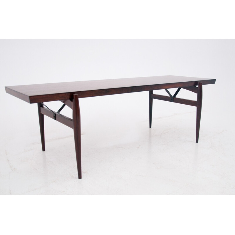 Mesa de café Vintage rosewood, Dinamarca 1960