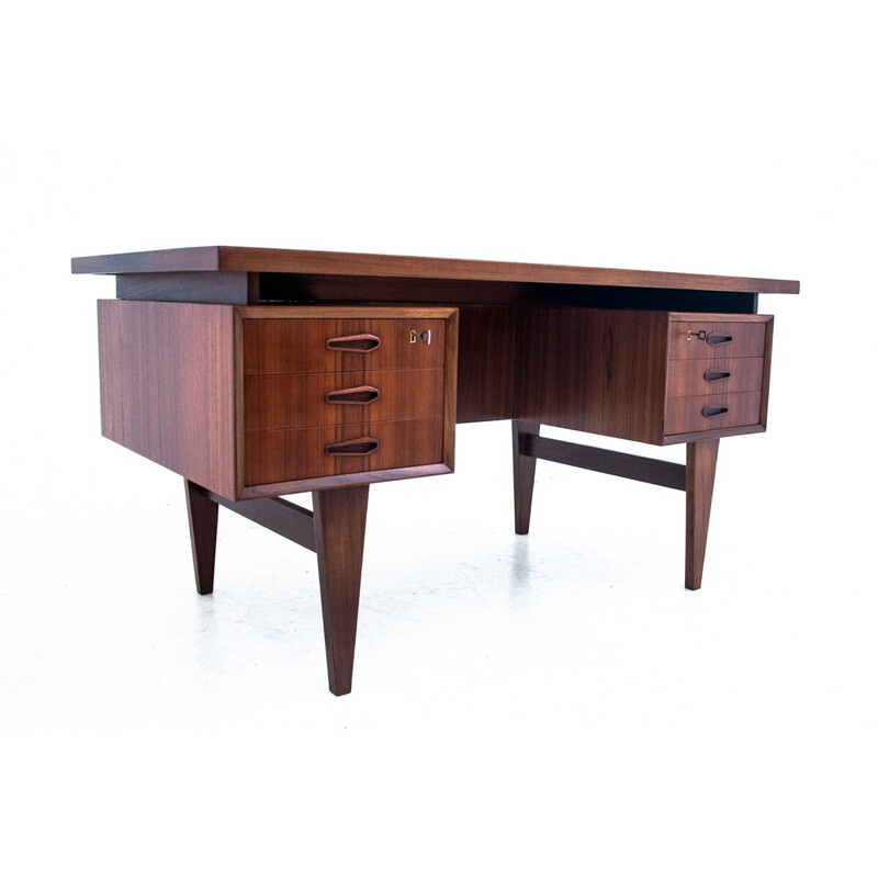 Scrivania vintage in teak, Danimarca 1960