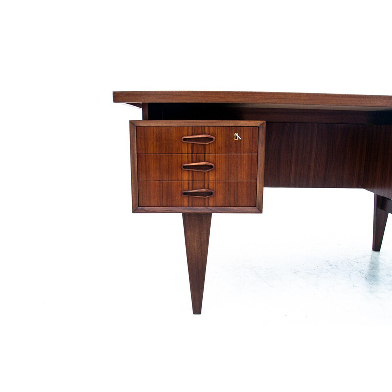 Scrivania vintage in teak, Danimarca 1960