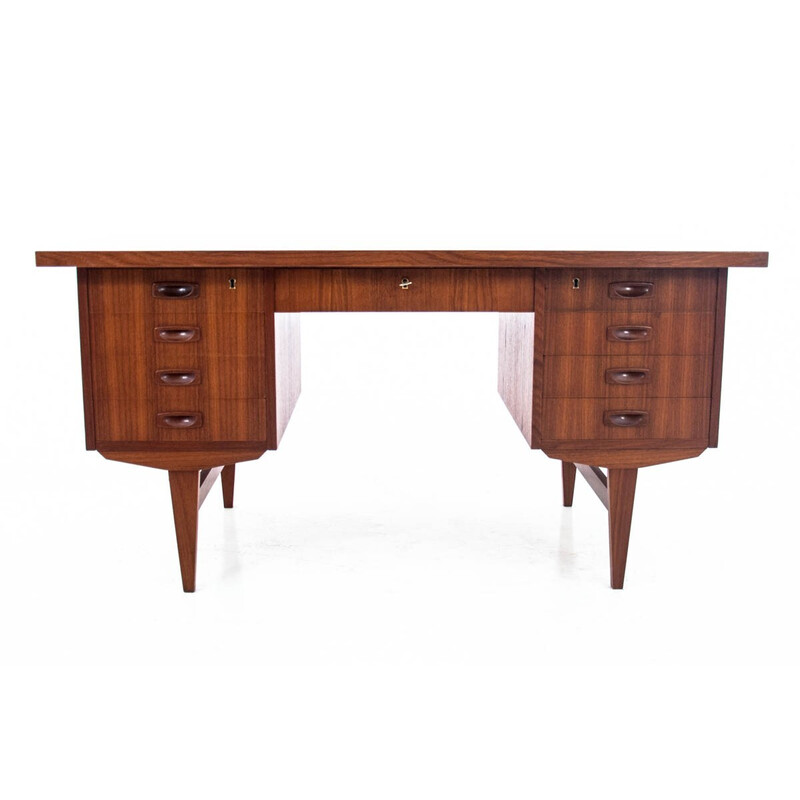 Scrivania vintage in teak, Danimarca 1960