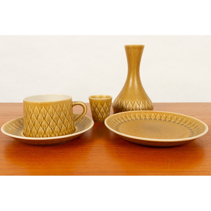 Vintage ceramic tableware set by Jens Quistgaard for Kronjyden, Denmark 1960