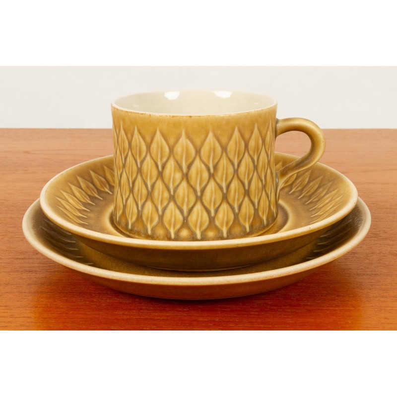 Vintage ceramic tableware set by Jens Quistgaard for Kronjyden, Denmark 1960