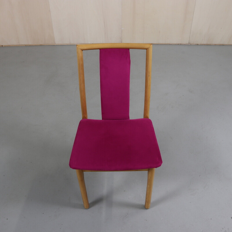 Conjunto de 4 cadeiras de vindima por K. Høffer-Larsen para Høffer-Larsen, Dinamarca 1980