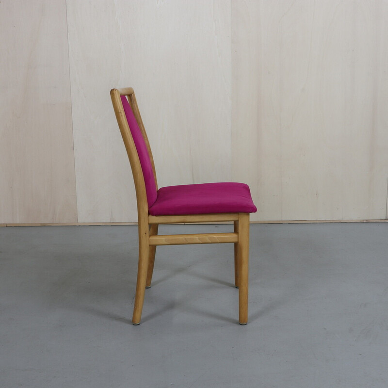 Set of 4 vintage chairs by K. Høffer-Larsen for Høffer-Larsen, Denmark 1980