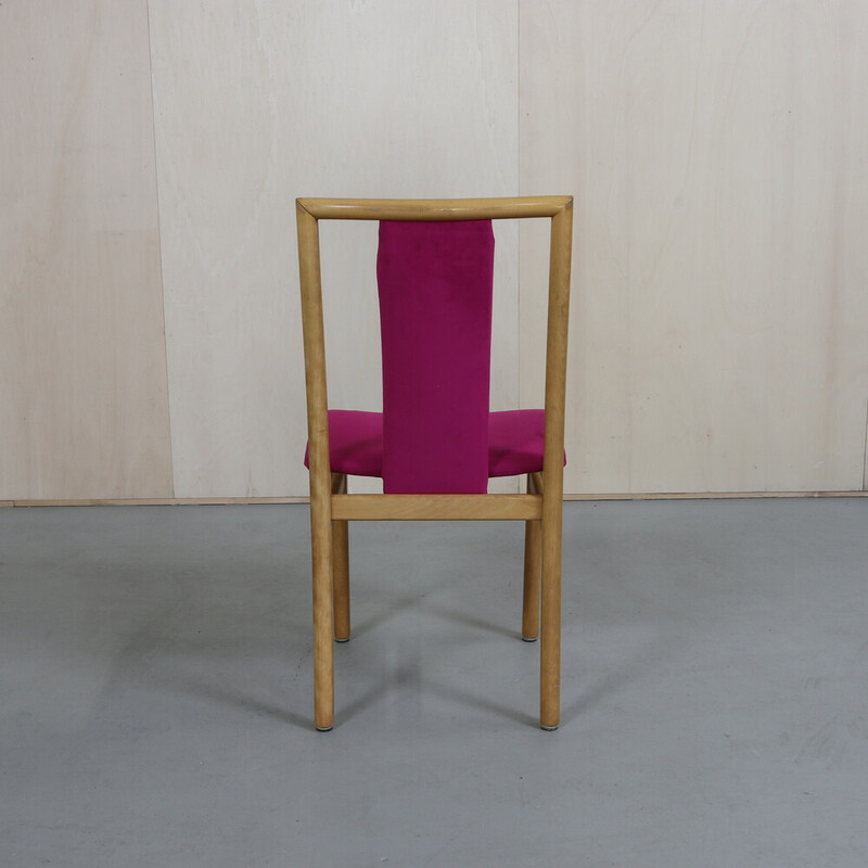Set of 4 vintage chairs by K. Høffer-Larsen for Høffer-Larsen, Denmark 1980