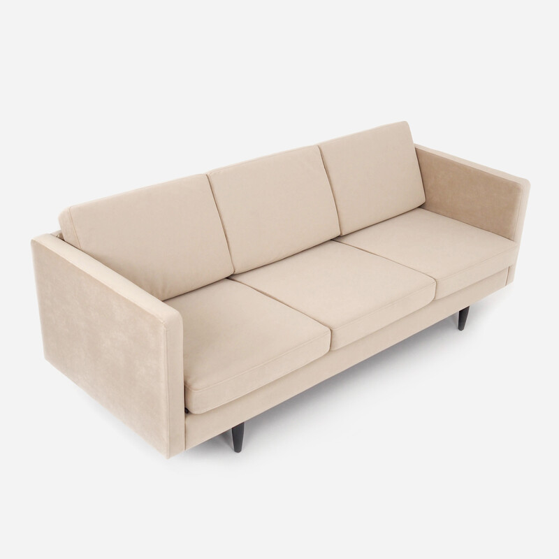 Vintage Alta sofa in beige velvet, Norway