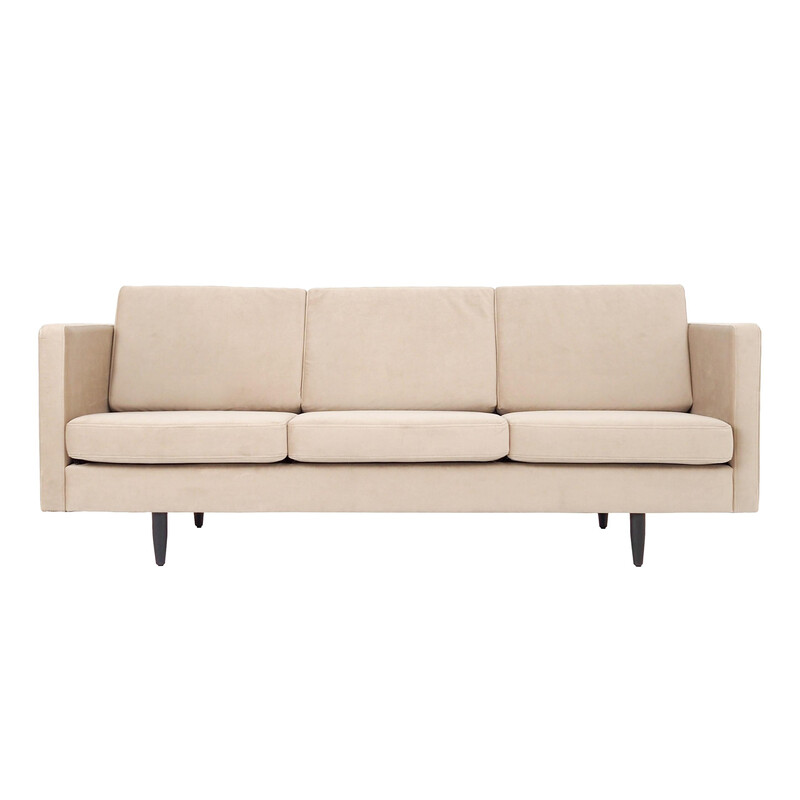 Vintage Alta sofa in beige velvet, Norway