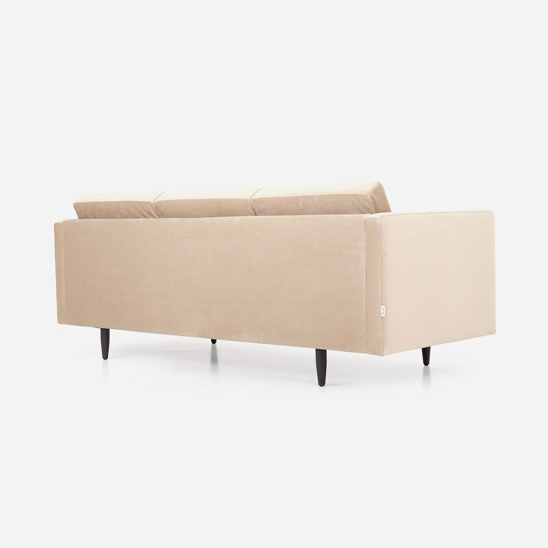 Vintage Alta sofa in beige velvet, Norway