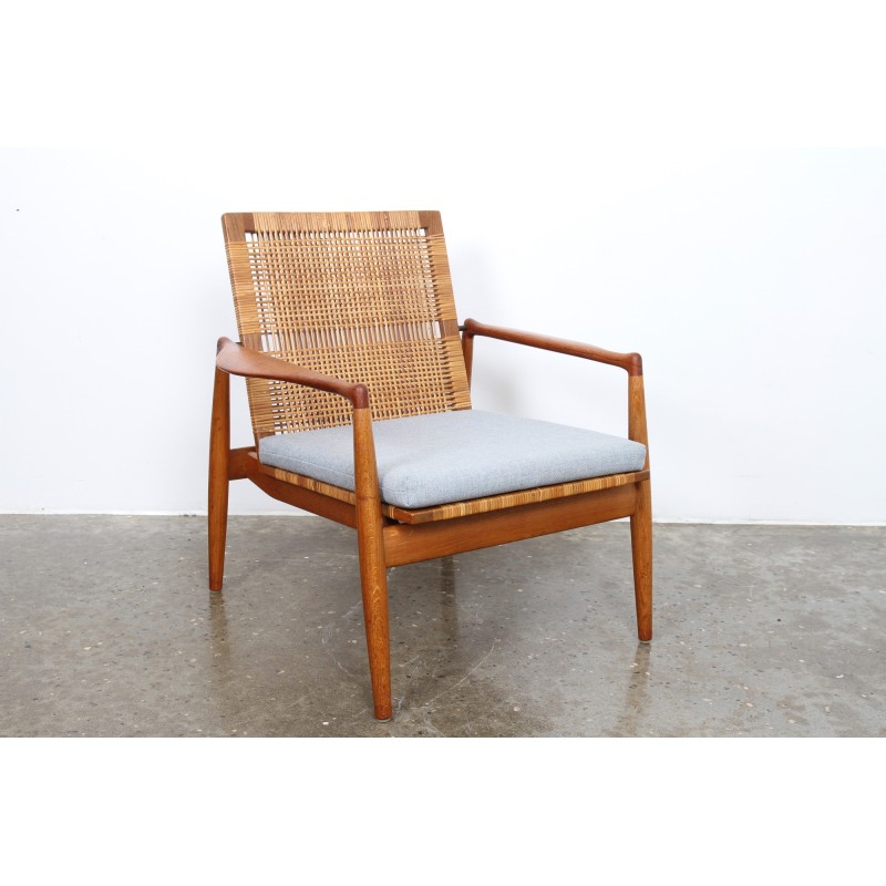 Vintage Sw 96 lounge chair by Finn Juhl for Søren Willadsen Møbelfabrik, Denmark 1956