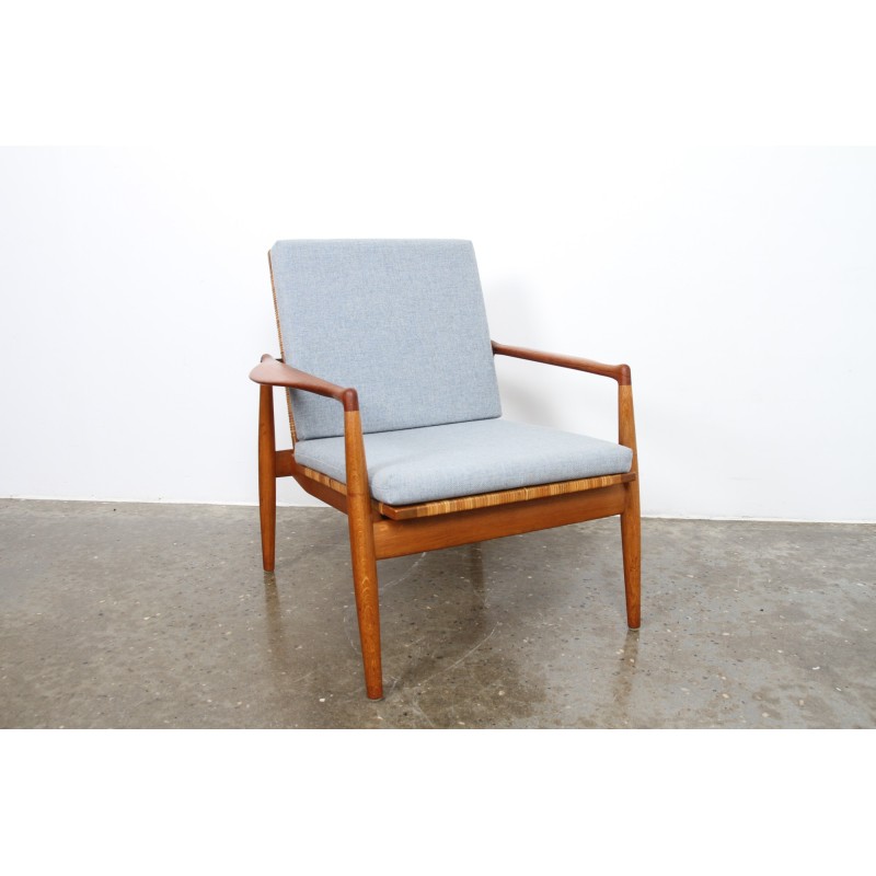 Vintage Sw 96 lounge chair by Finn Juhl for Søren Willadsen Møbelfabrik, Denmark 1956