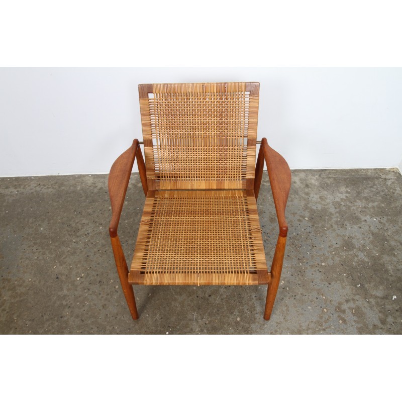 Vintage Sw 96 lounge chair by Finn Juhl for Søren Willadsen Møbelfabrik, Denmark 1956