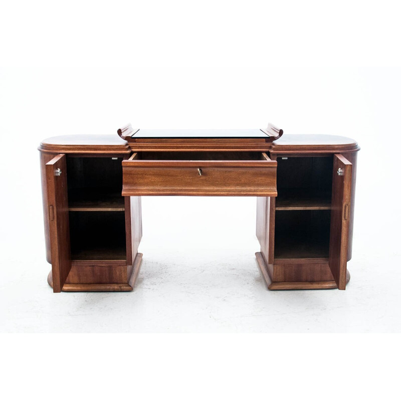 Vintage Scandinavian console in walnut, 1940