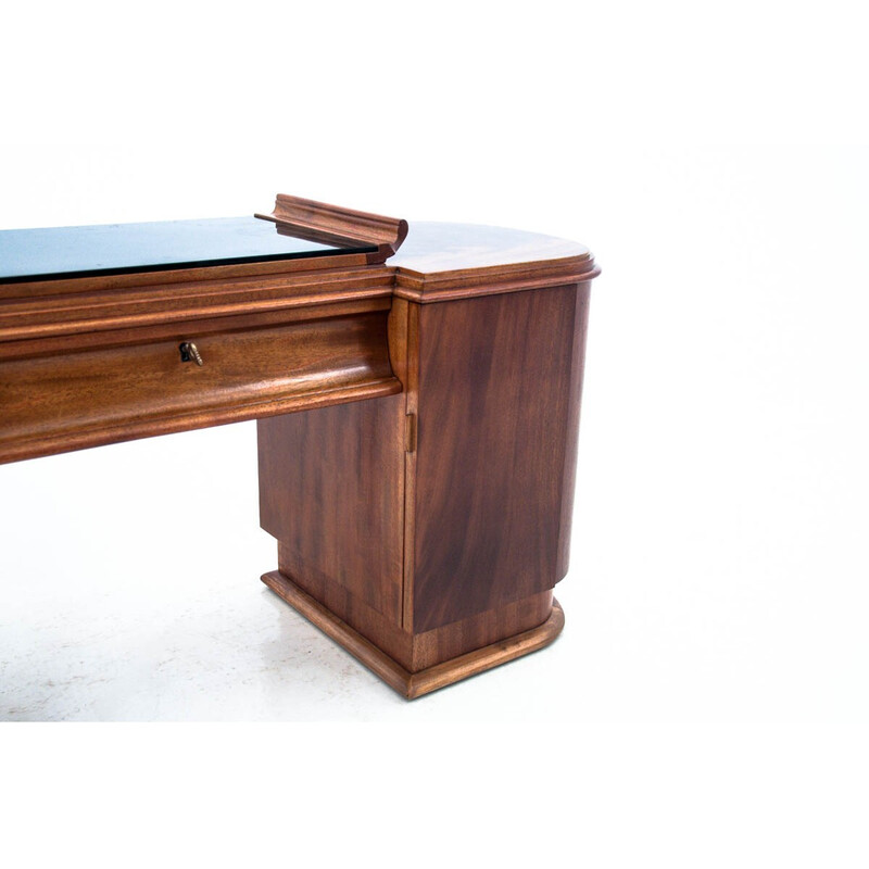 Vintage Scandinavian console in walnut, 1940