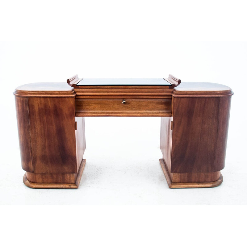 Vintage Scandinavian console in walnut, 1940