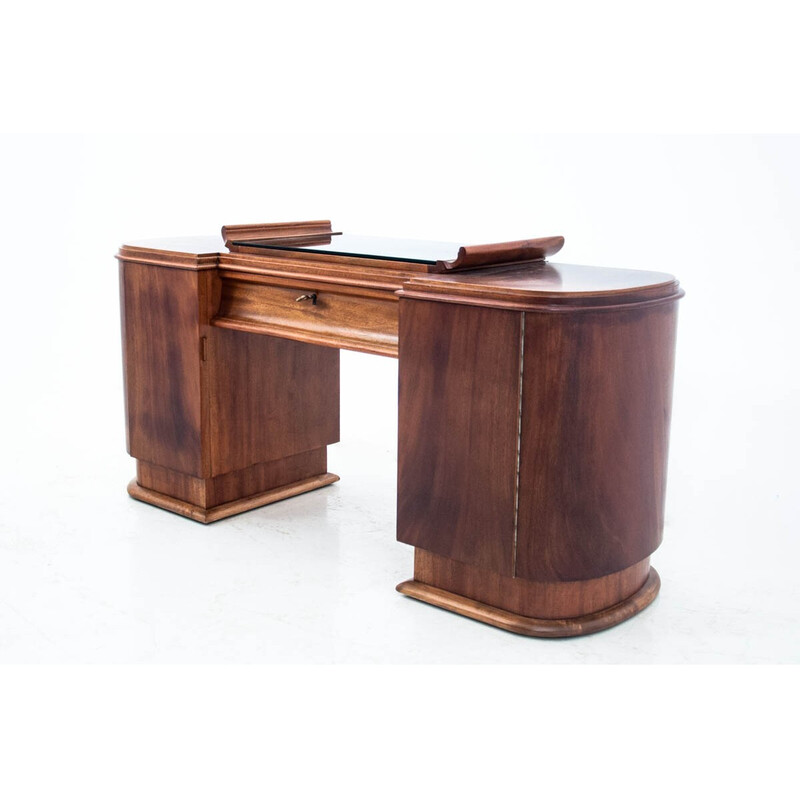 Vintage Scandinavian console in walnut, 1940