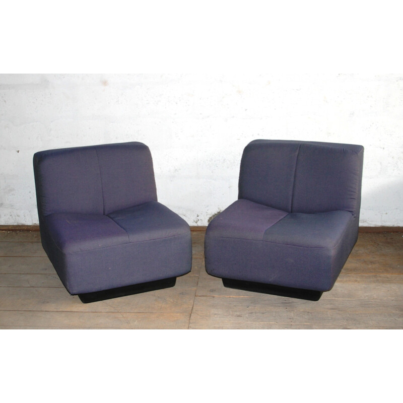 Pair of vintage armchairs by Strafor