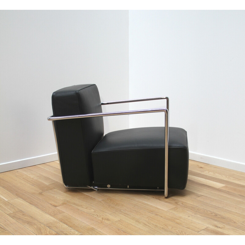 Vintage Abc armchair and footrest by Antonio Citterio for Flexform