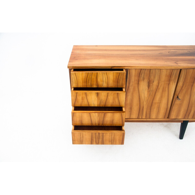 Vintage wood chest of drawers, Poland 1970s