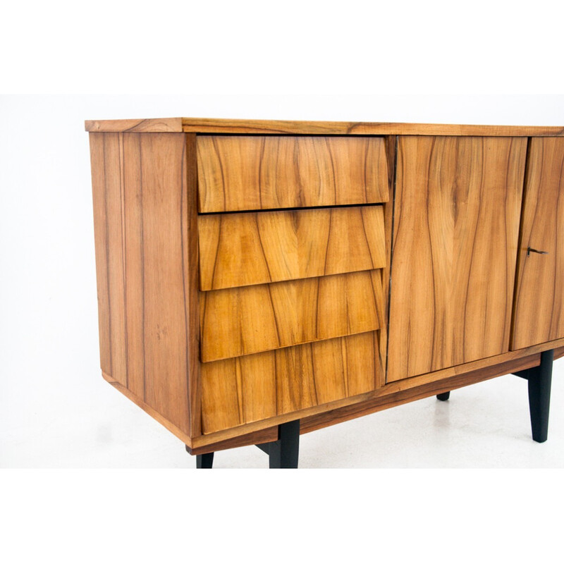 Vintage wood chest of drawers, Poland 1970s